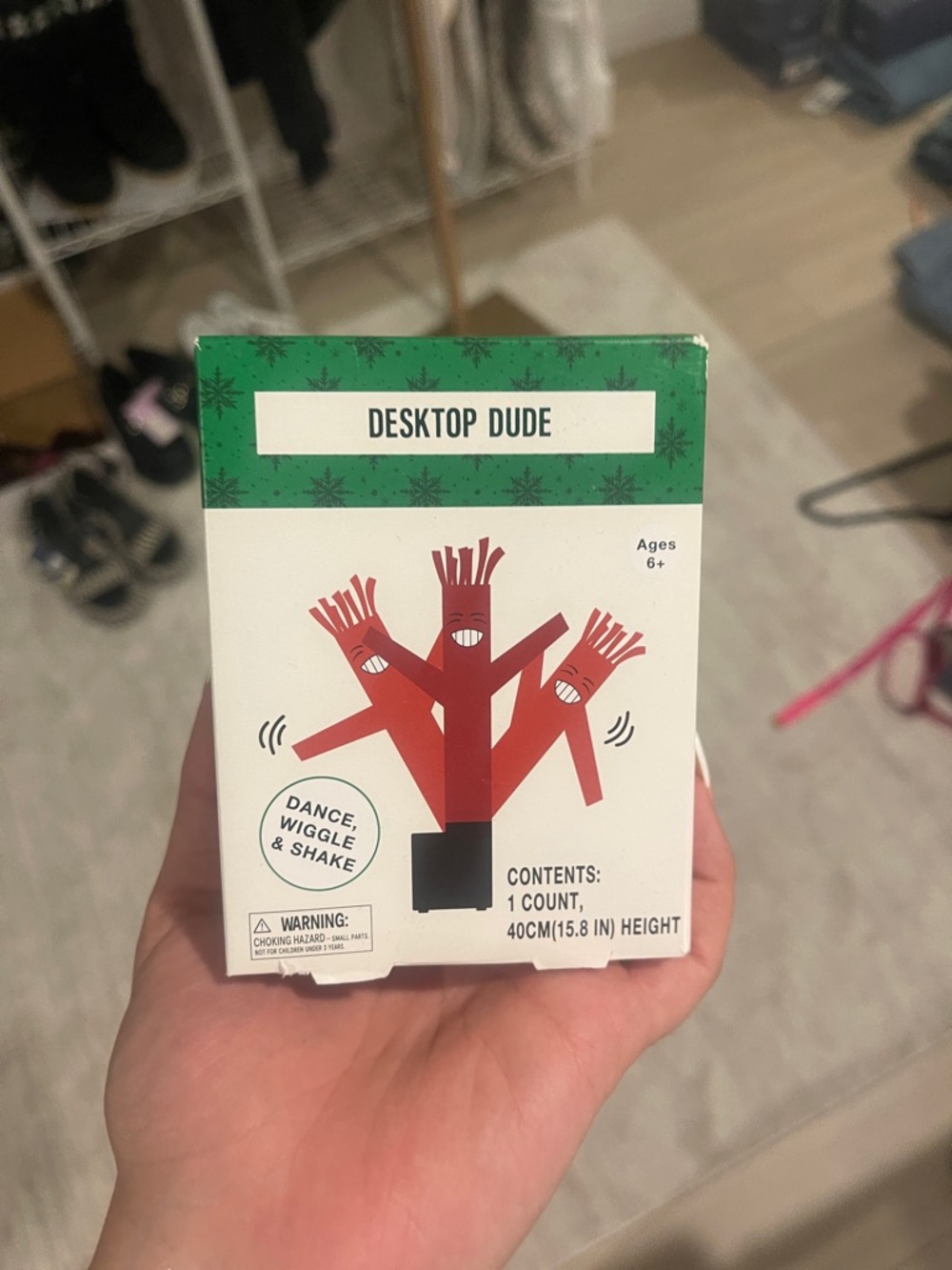 Desktop inflatable dude